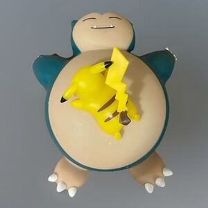 POKÉMON sleeping SNORLAX & PIKACHU light-up figure10 in